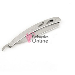 Brici metalic pentru tuns sau barbierit cu lama clasica Argintiu BRC05